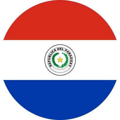 Paraguay Rounded Flag